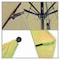 California Umbrella 9' Black Aluminum Market Patio Umbrella, Sunbrella Parrot 194061335185 - alternate 3